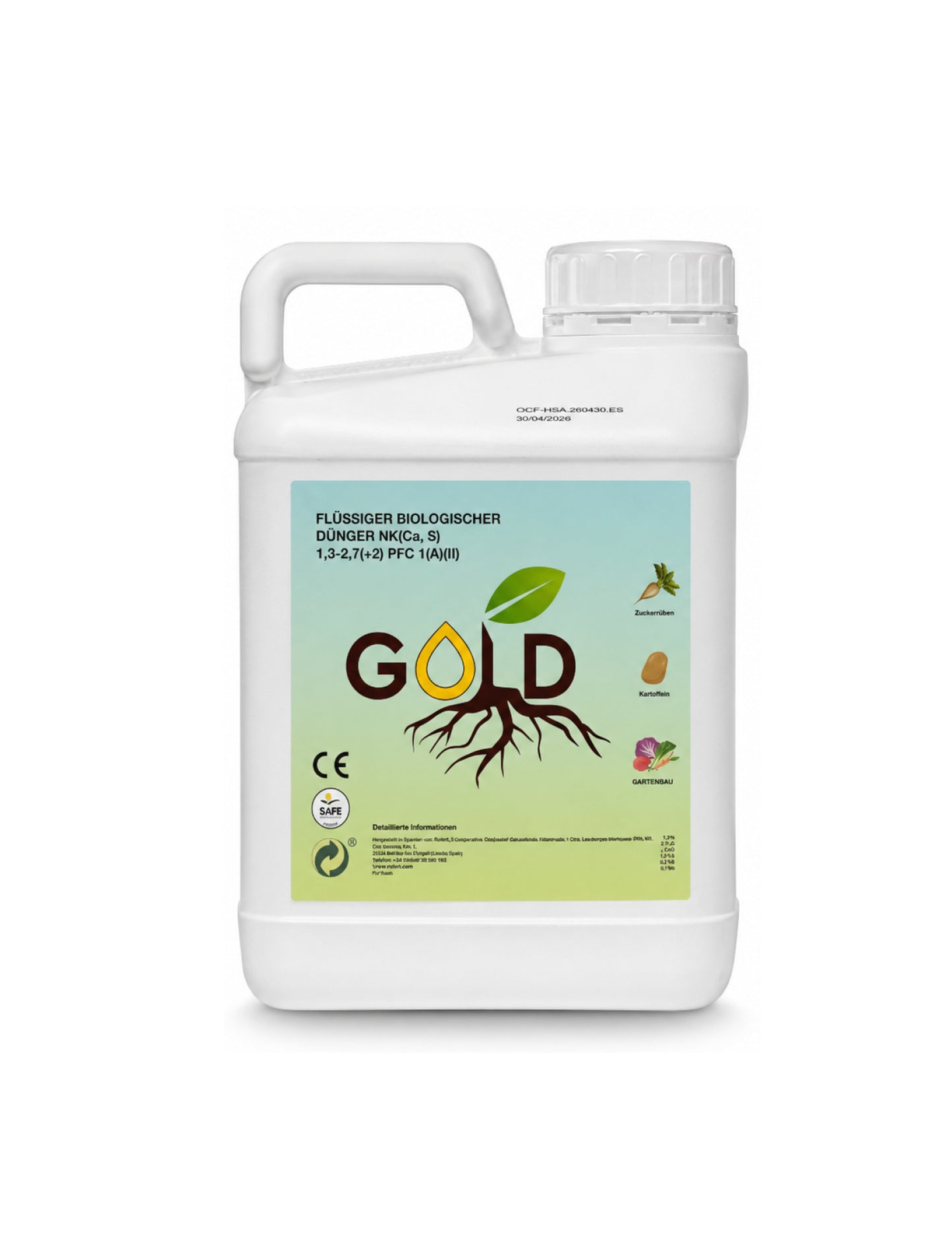 OCC-Gold Flüssiger biologischer Dünger 5 Liter